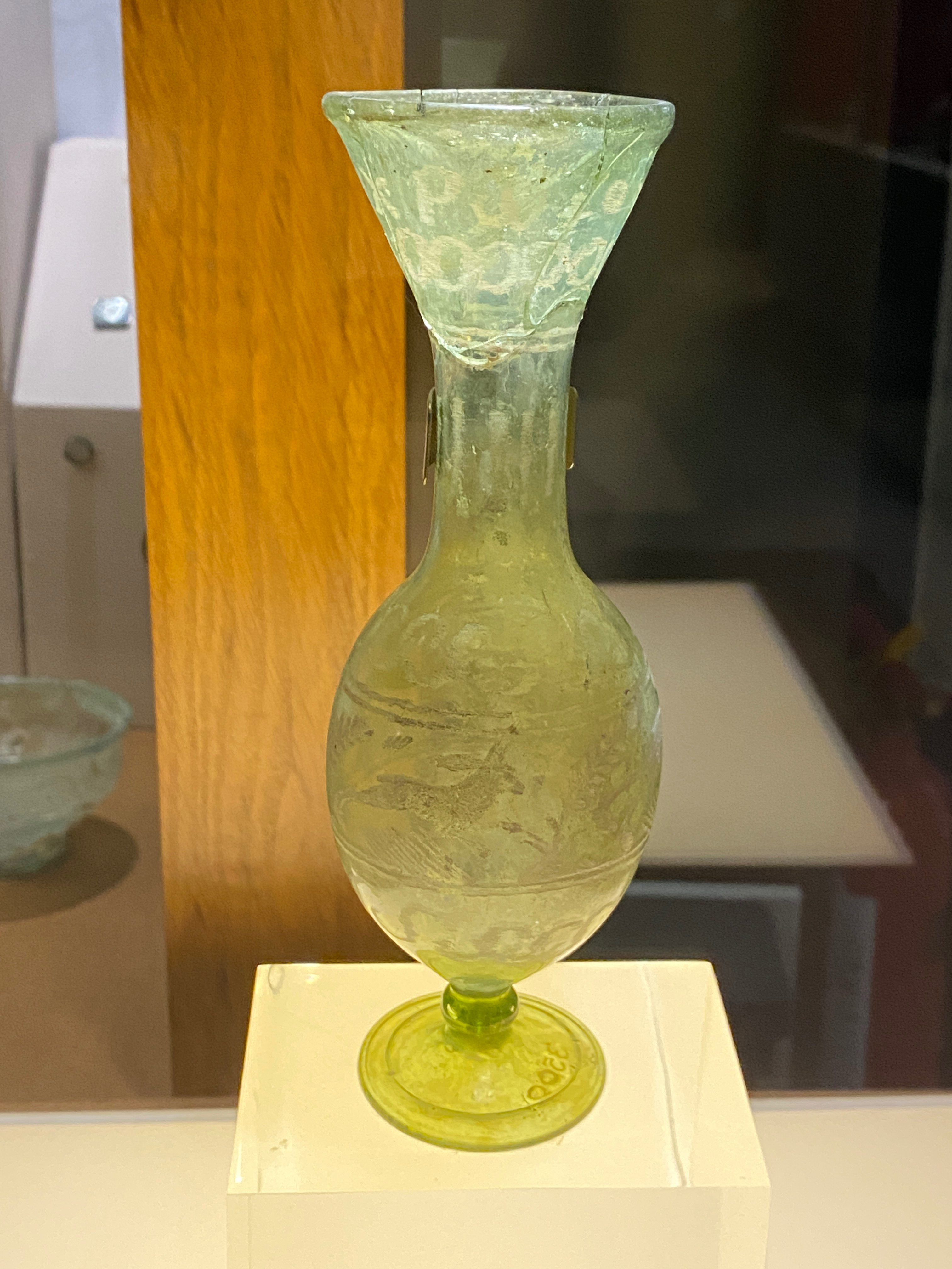 The amazing Highdown Goblet, made from Egyptian glass around 400AD